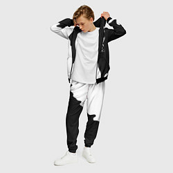 Костюм мужской Ливерпуль краски разводы, цвет: 3D-черный — фото 2