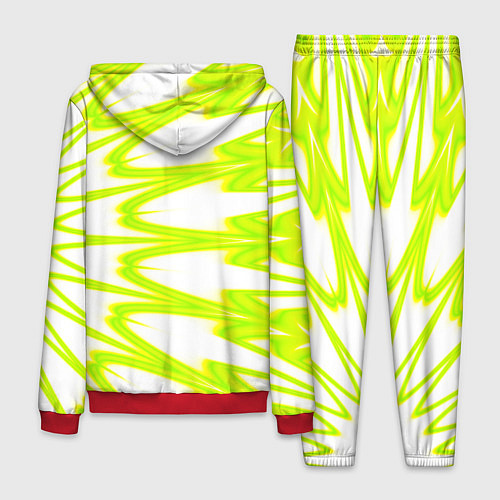 Мужской костюм Color neon green / 3D-Красный – фото 2