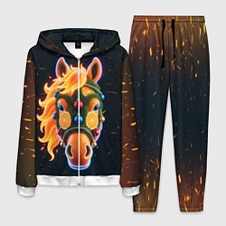 Мужской костюм Новогодняя мандариновая лошадь