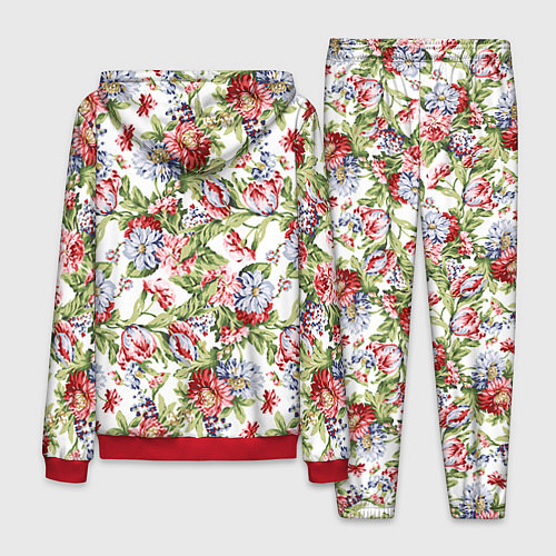 Мужской костюм Цветы / 3D-Красный – фото 2