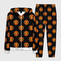 Костюм мужской Manchester United Pattern, цвет: 3D-белый