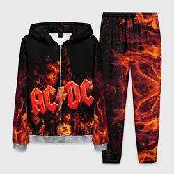 Мужской костюм AC/DC Flame