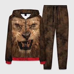Костюм мужской Взгляд льва, цвет: 3D-красный