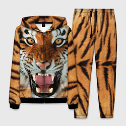 Костюм мужской Взгляд тигра, цвет: 3D-черный