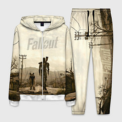 Костюм мужской Fallout City, цвет: 3D-белый