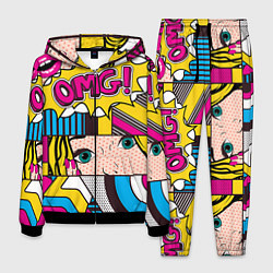 Костюм мужской POP ART, цвет: 3D-черный