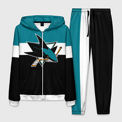 Костюм мужской San Jose Sharks, цвет: 3D-белый