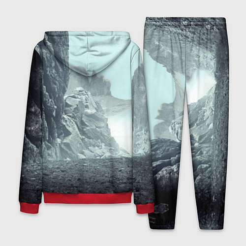 Мужской костюм Волк в горах / 3D-Красный – фото 2