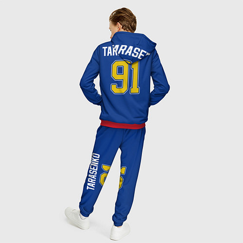 Мужской костюм St Louis Blues: Tarasenko 91 / 3D-Красный – фото 4