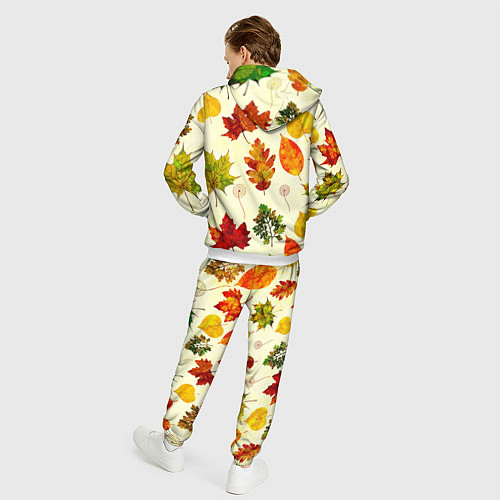 Мужской костюм Осень / 3D-Белый – фото 4