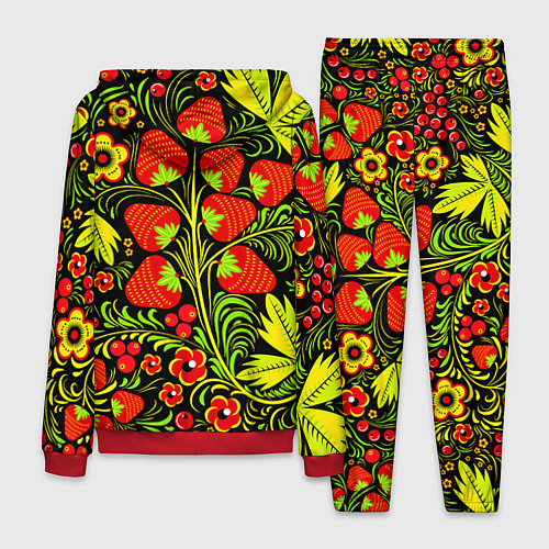 Мужской костюм Хохлома: земляника / 3D-Красный – фото 2