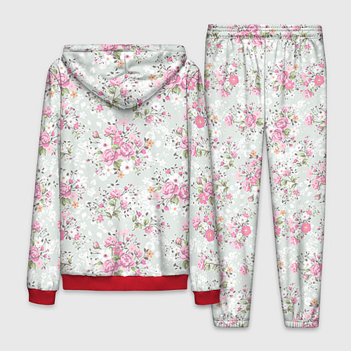 Мужской костюм Flower pattern / 3D-Красный – фото 2