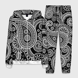 Костюм мужской Paisley, цвет: 3D-белый