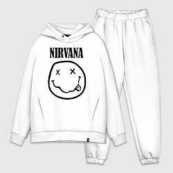 Мужской костюм оверсайз Nirvana цвета белый — фото 1