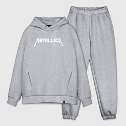 Мужской костюм оверсайз Metallica, цвет: меланж