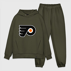 Мужской костюм оверсайз Philadelphia Flyers, цвет: хаки