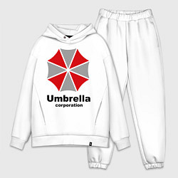 Мужской костюм оверсайз Umbrella corporation, цвет: белый