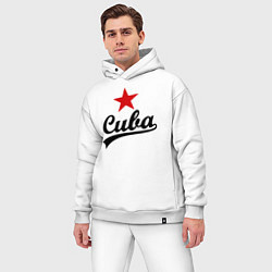 Мужской костюм оверсайз Cuba Star, цвет: белый — фото 2
