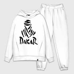 Мужской костюм оверсайз Rally Dakar, цвет: белый