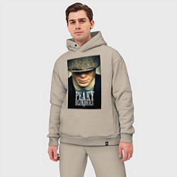 Мужской костюм оверсайз Peaky Blinders, цвет: миндальный — фото 2