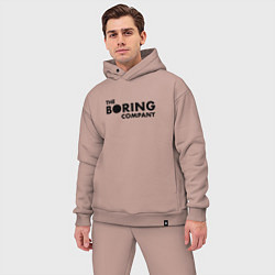 Мужской костюм оверсайз The boring company, цвет: пыльно-розовый — фото 2