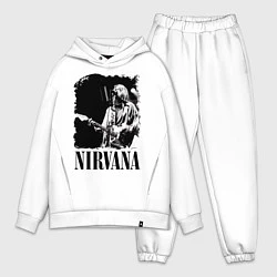 Мужской костюм оверсайз Black Nirvana, цвет: белый