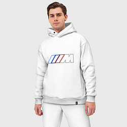 Мужской костюм оверсайз BMW Motor Contur, цвет: белый — фото 2