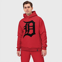 Мужской костюм оверсайз Detroit Tigers, цвет: красный — фото 2