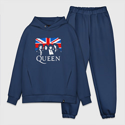 Мужской костюм оверсайз Queen UK, цвет: тёмно-синий