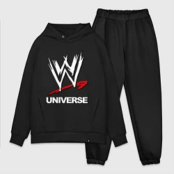Мужской костюм оверсайз WWE universe, цвет: черный