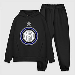 Мужской костюм оверсайз Inter FC, цвет: черный