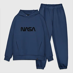Мужской костюм оверсайз NASA, цвет: тёмно-синий
