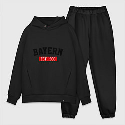 Мужской костюм оверсайз FC Bayern Est. 1900, цвет: черный