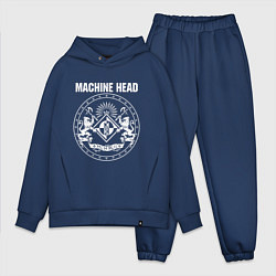 Мужской костюм оверсайз Machine Head MCMXCII цвета тёмно-синий — фото 1