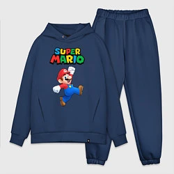 Мужской костюм оверсайз Super Mario, цвет: тёмно-синий