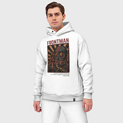 Мужской костюм оверсайз Армия, цвет: белый — фото 2