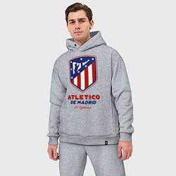 Мужской костюм оверсайз Atlecito de Madrid, цвет: меланж — фото 2