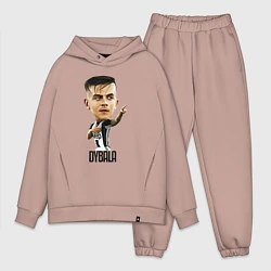 Мужской костюм оверсайз Dybala, цвет: пыльно-розовый