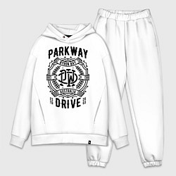 Мужской костюм оверсайз Parkway Drive: Australia, цвет: белый