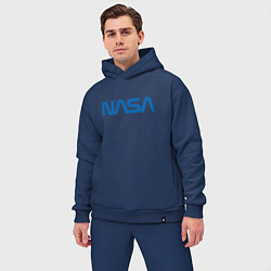 Мужской костюм оверсайз NASA, цвет: тёмно-синий — фото 2