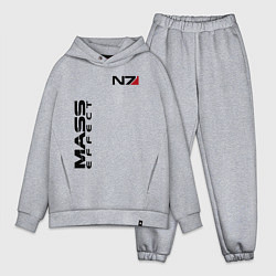 Мужской костюм оверсайз MASS EFFECT N7, цвет: меланж