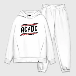 Мужской костюм оверсайз AC/DC Voltage, цвет: белый