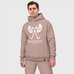 Мужской костюм оверсайз Black Desert Online, цвет: пыльно-розовый — фото 2