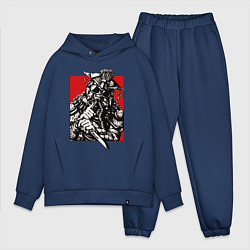 Мужской костюм оверсайз Apex Legends: Bloodhound Style цвета тёмно-синий — фото 1