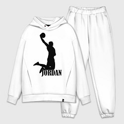Мужской костюм оверсайз Jordan Basketball, цвет: белый