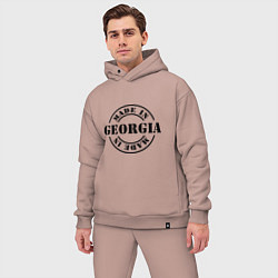 Мужской костюм оверсайз Made in Georgia (сделано в Грузии), цвет: пыльно-розовый — фото 2