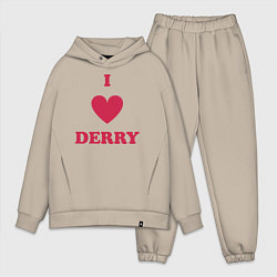 Мужской костюм оверсайз I Love Derry