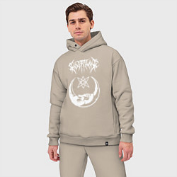 Мужской костюм оверсайз GHOSTEMANE, цвет: миндальный — фото 2