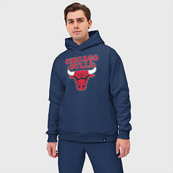 Мужской костюм оверсайз CHICAGO BULLS, цвет: тёмно-синий — фото 2