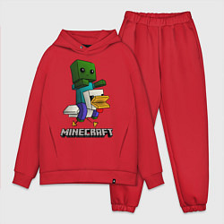 Мужской костюм оверсайз MINECRAFT, цвет: красный